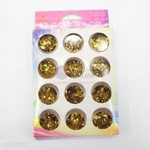 Gold Color Nail Art Sequin Nail Sticker Decoration
