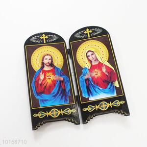 Cheap religious double folding picture frame