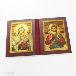 Creative design double folding picture frame