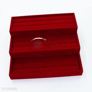 High Quality Organizer Flannel Necklace Rings Case Storage Boxes