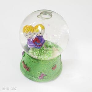 Personized crafts wedding glass snow globe