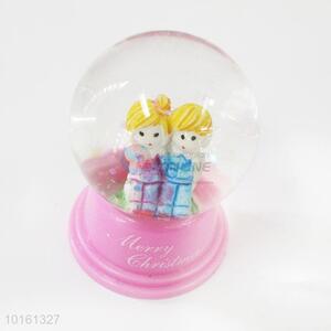 Fashion wedding favor glass snow globe