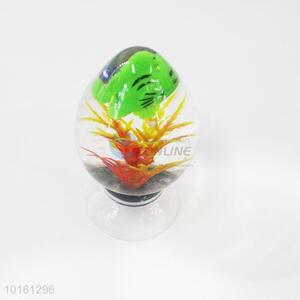 Souvenir glass gift snowball with fish
