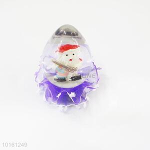 3D christmas santa glass water ball snow globe