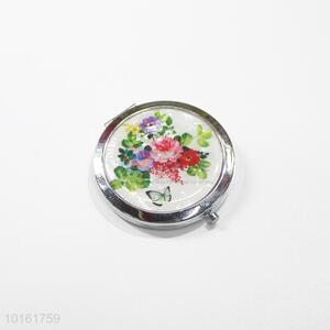 Women popular flower printed epoxy aluminum mirror