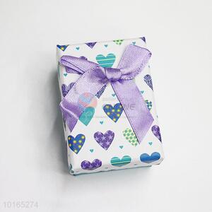 Lovely Beautiful Rectangle Shaped Paper Gift Box with Lid