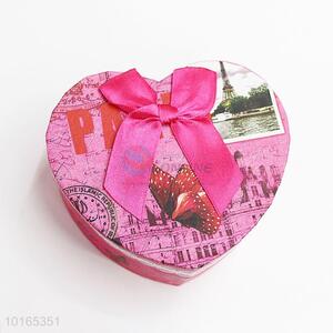 Wholesale Cheap Gift Paper Packaging Pox in Heart Shape for Jewelry or Chocolate