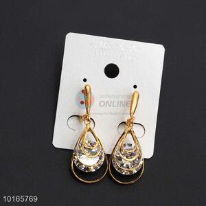 Water Shaped Zircon Earring Jewelry for Women/Fashion Earrings