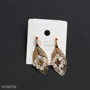 Leaf Shaped Zircon Earring Jewelry for Women/Fashion Earrings