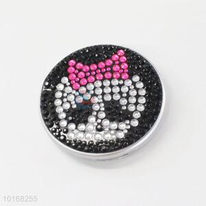 Hot Sale Pocket Mirror Mini Cute Folding Plastic Cosmetic Mirror