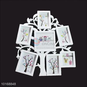 Hot Sale Plastic Combined Photo Frame in Tree Shape