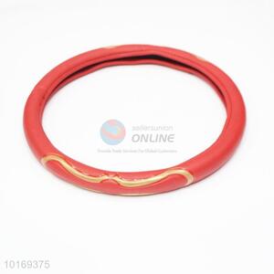 Waterproof anti-dust red car steering wheel cover