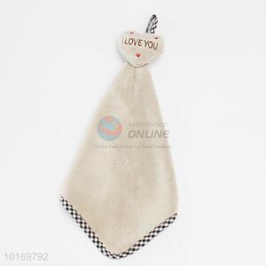 Factory price heart hand towel/handkerchief