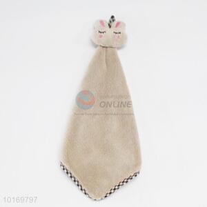 Factory custom bunny hand towel/handkerchief