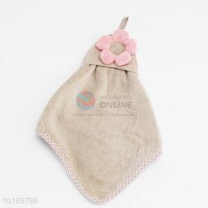 Lovely designed flower hand towel/handkerchief