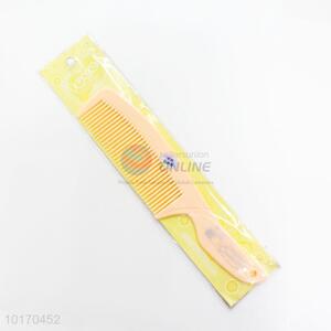 Wholesale Nice Yellow Portable Plastic Hair Comb for Women