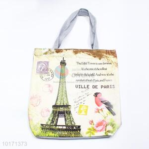 Newest design cheap lint tote bag/casual bags