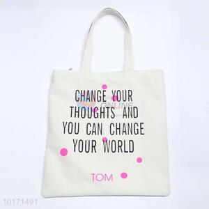 White shopping bag/tote bag/multifunctional bag for girl