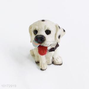 Pretty Cute Art and Craft Polyresin Dog for Decoration