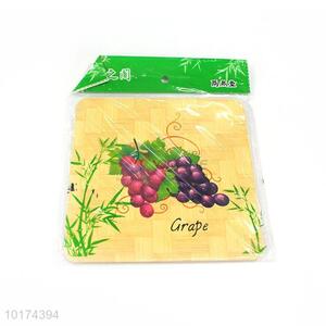 Grape Pattern Table Mat Bamboo Heat Pad