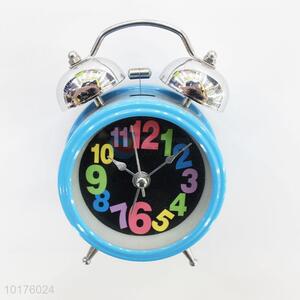 Metal Round Table Desk Clock for Kids