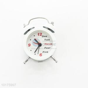 Creative gift design white time desktop clock