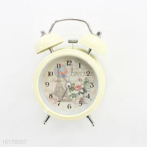 Popular metal time alarm clock for desktop&table