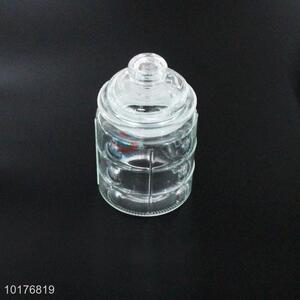 Trasparent sealed glass jar/glass storage pot