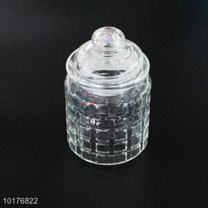Hot sale cheap sealed glass jar/glass storage pot
