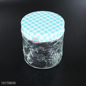 Top quality sealed glass jar/glass storage pot with lid