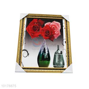 Popular Flower Print Crystal Diamond Painting For Sale