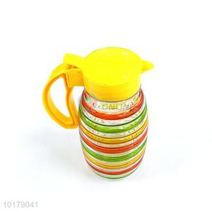 High Quality Chromatic Stripe Glass Water Jug