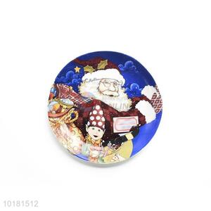 Hot Selling Santa Claus Pattern Ceramic Plate