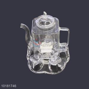 Hot Sale Wholesale Glass Teapot Set With Handle