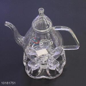Best Selling Unique 1000Ml Glass Teapot Set With Handle