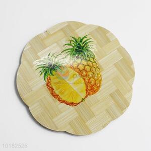 Lovely Pineapple Pattern Bamboo Placemat Table Decoration