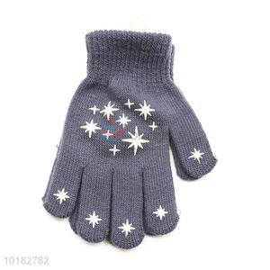 Hot sale cheap grey custom boy gloves