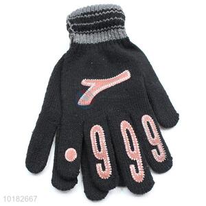 Hot sale popular comfortable black gloves