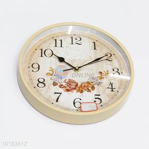 Simple Utility Round Plastic Wall Clock For Wholesale