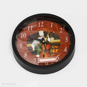 Modern Simple Decorative Plastic Round Wall Clock