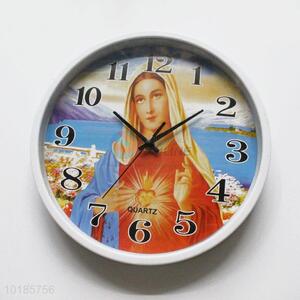 Wholesale Cheap Promotional Printed Round Shaped Wall Clock