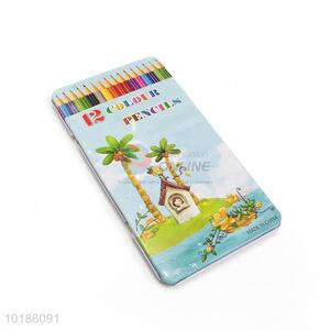 Top Quality Color Pencil With Metal Box