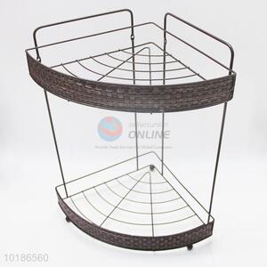 Multilayer Simple 2 Layers Stainless Steel Woven Simple Shoe Racks