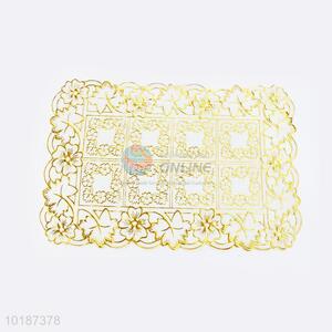 2016 New Product Golden PVC Placemat/Table Mat