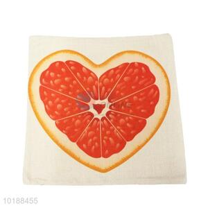 Cheap new style high sales loving heart shape orange pillowcase