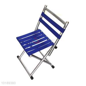 Factory Direct Blue Band Outdoor Stool Folded Chairs With Lazyback