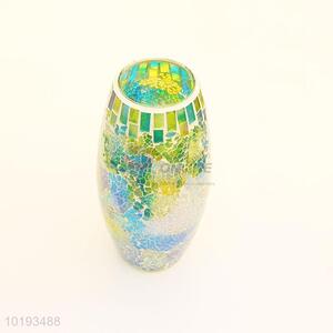 Modern fashionable crafts glass flower vase for gift