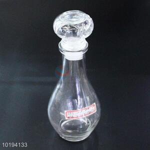 Decorative Glass Bottle with Lid for Sale