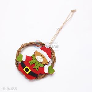 Best Selling Christmas Decorative Garland Pendant with Bear Shape Patch
