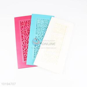 Creative hollow-out wedding invitations cards
